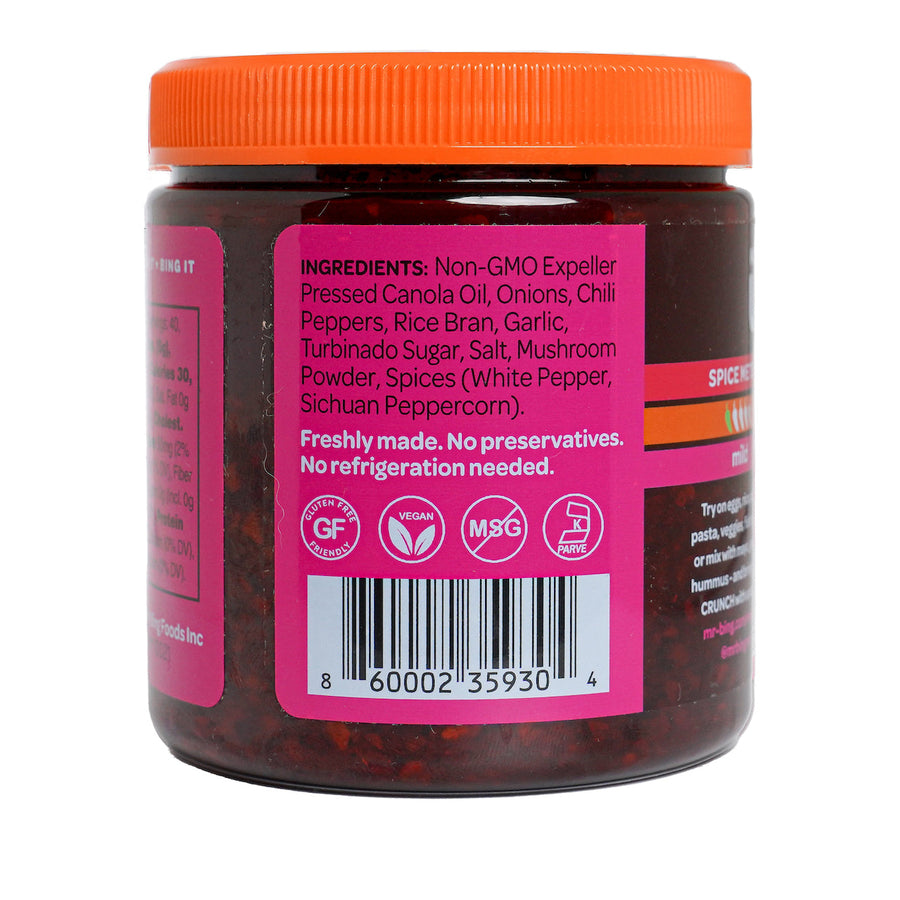 Mr Bing Chili Crisp 7 oz  Mild