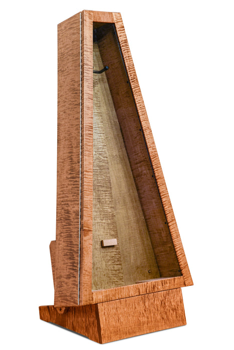 Climastand Triangle Humidor With Base Flamed Maple With Provincial Stain