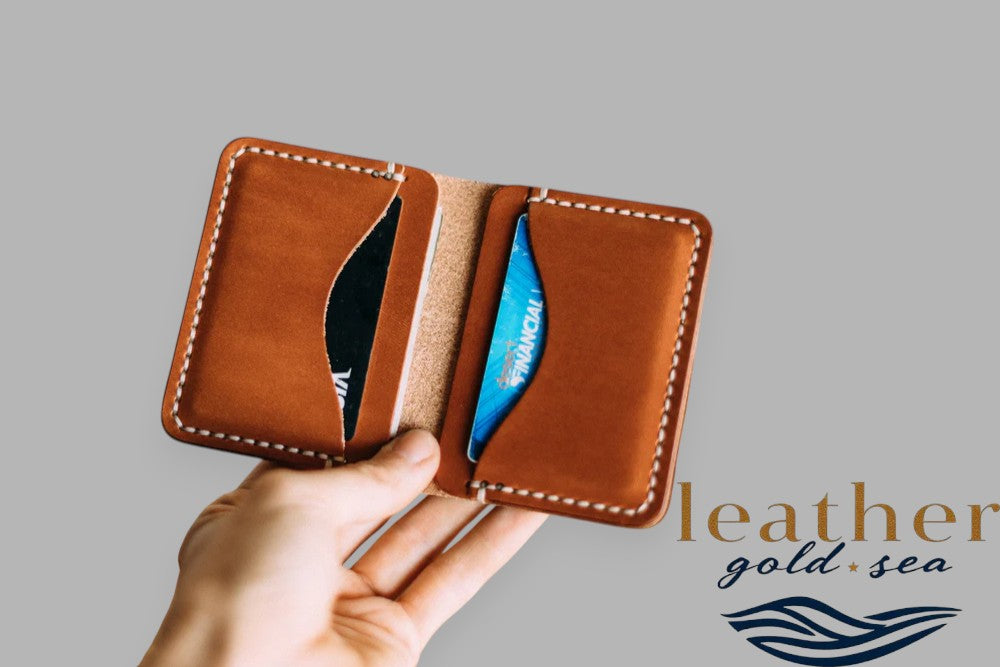 Mens Italian Leather Wallets - Brown Handmade