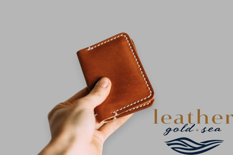 Mens Italian Leather Wallets - Brown Handmade