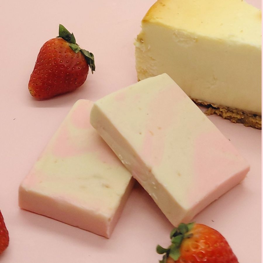 Strawberry Cheesecake Fudge