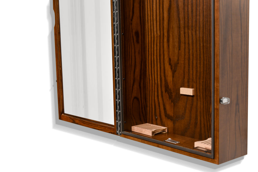 ClimaCase Rectangle Humidor - Northern White Ash with Rich Tobacco Stain