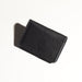 black leather wallet for cards made by hand in portland maine