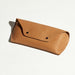 tan handmade leather sunglasses holder classy