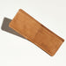 card holder wallet that can stretch to hold more in tan leather made in portland maine by hand