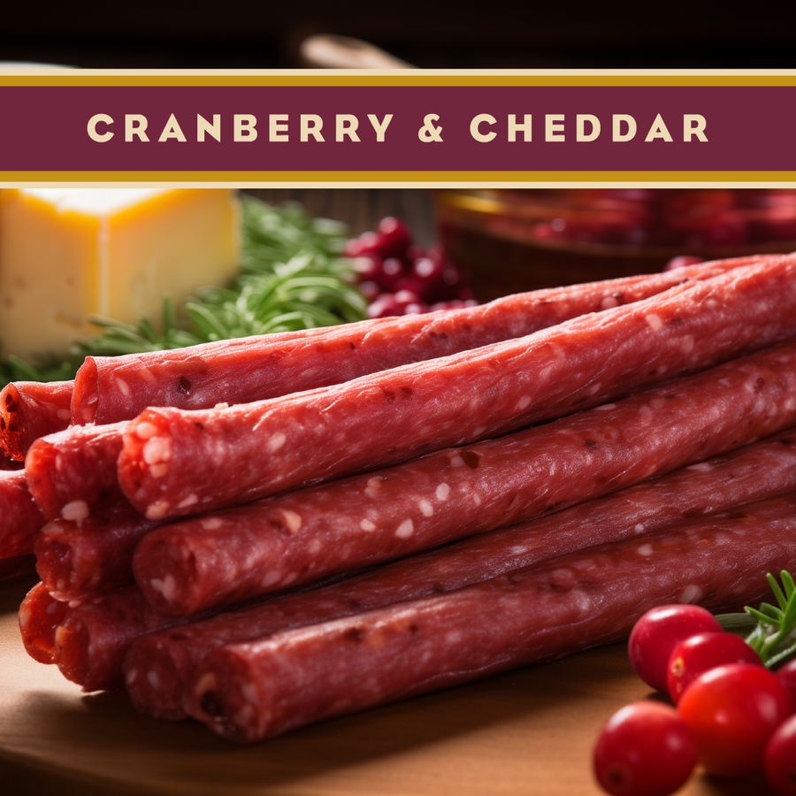 Wisconsin Beef Stick Cranberry & Cheddar