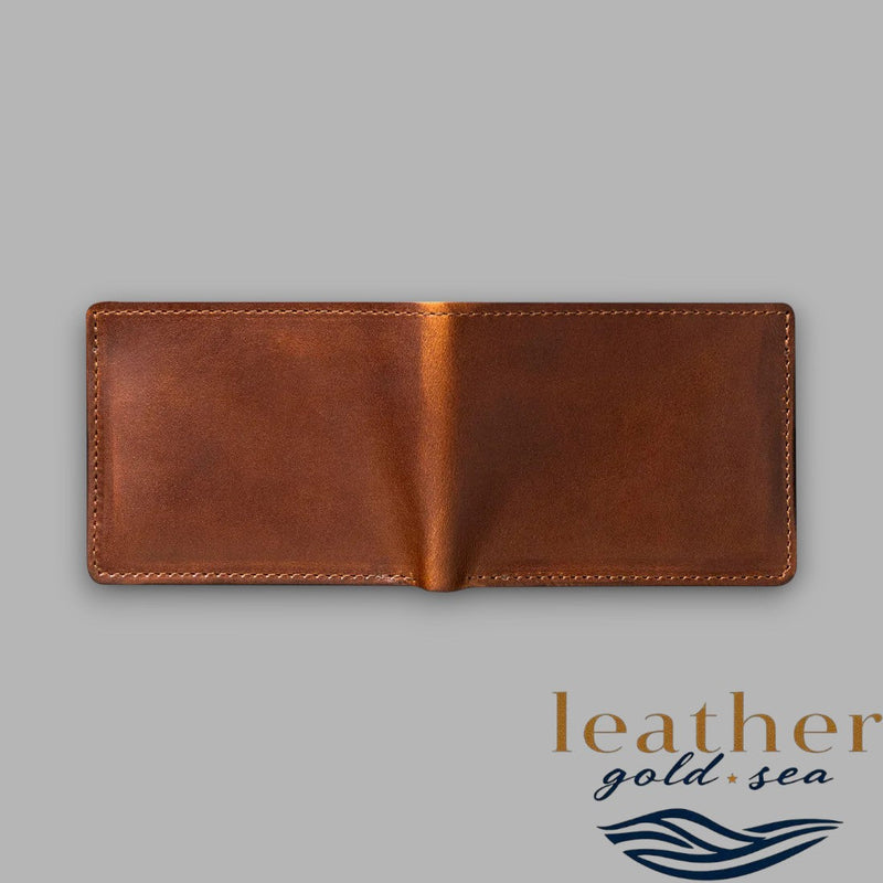 Cowhide Leather Wallet – Brown Genuine leather