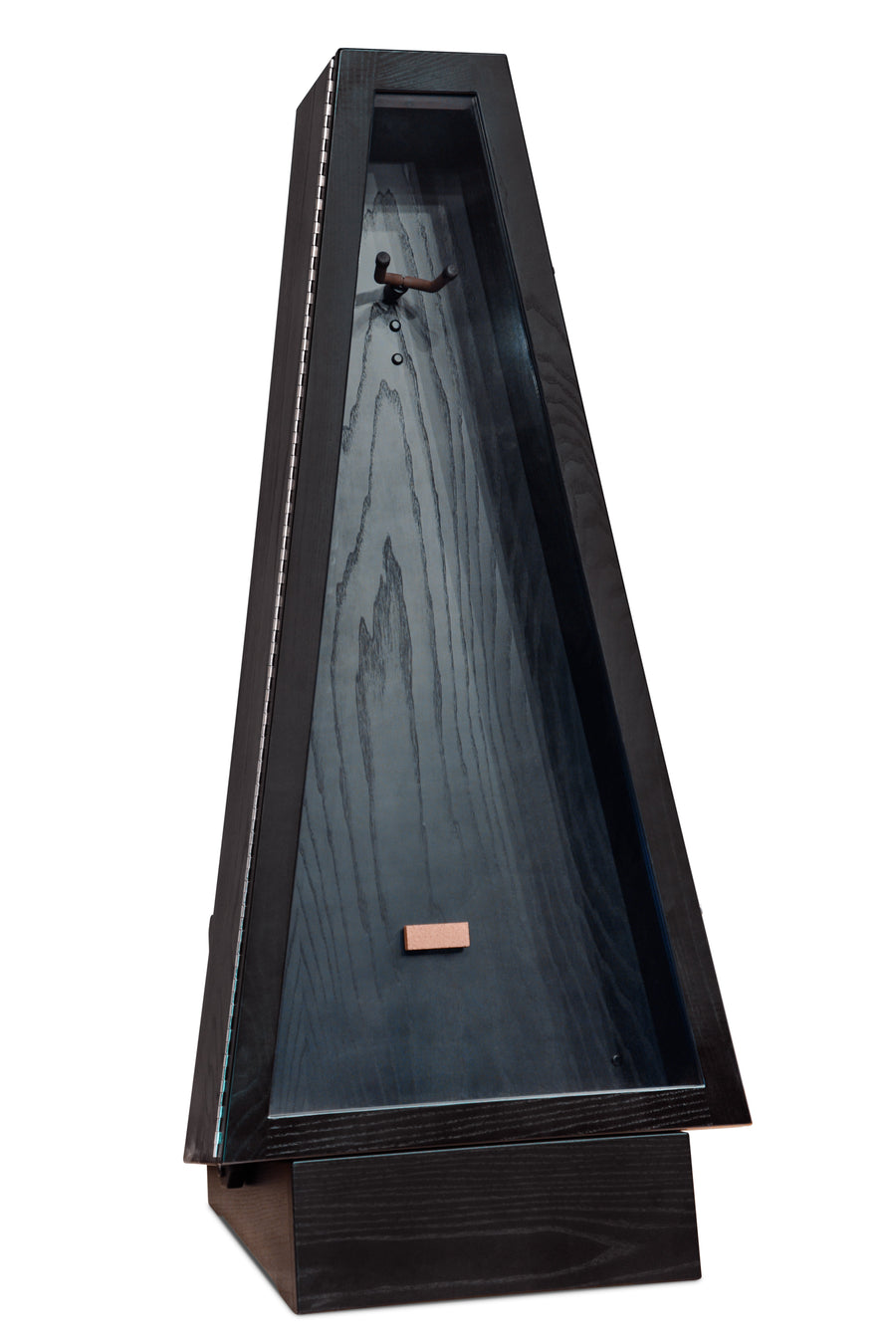 ClimaStand Triangle Humidor with Base - Northern White Ash with Piano Black