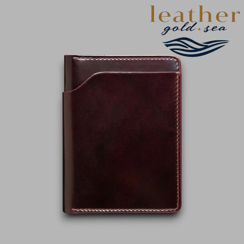 American Leather Wallet - Dark Brown