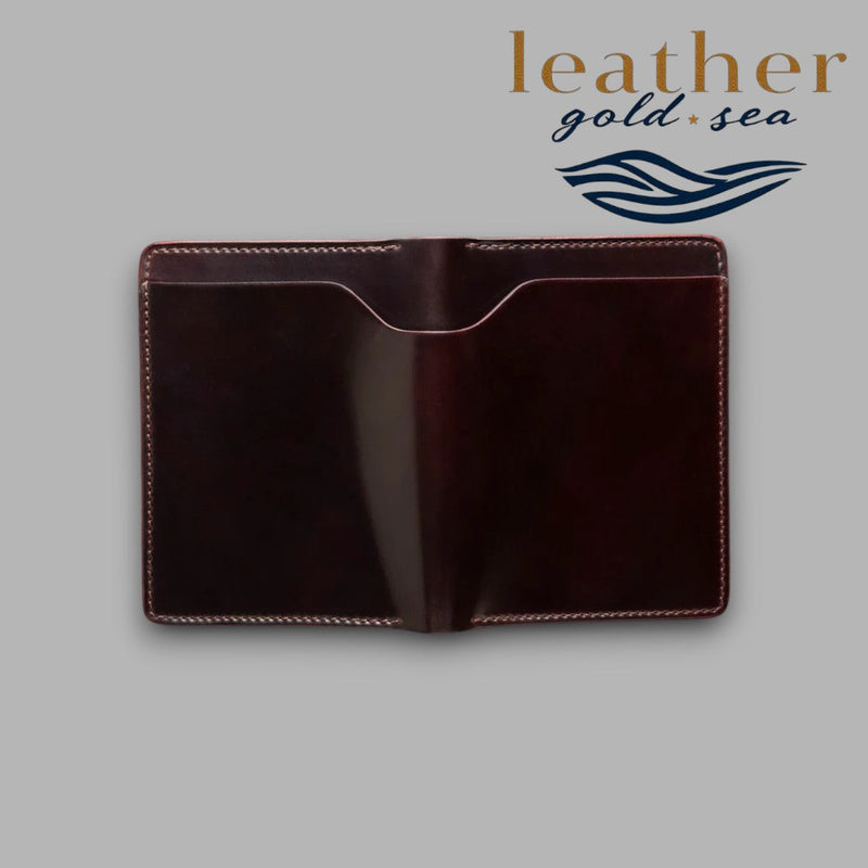 American Leather Wallet - Dark Brown