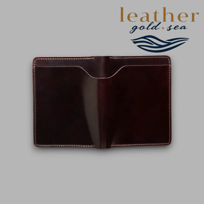 American Leather Wallet - Dark Brown