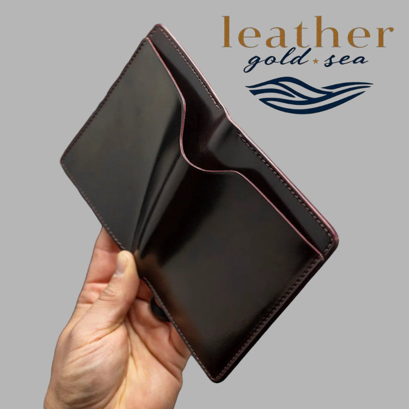 American Leather Wallet - Dark Brown