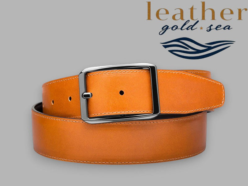 Handmade Tooled Leather Belt – Genuine Leather Craft