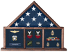 Flag and Memorabilia, Flag Shadow Box, Combination Flag Medal., , The Military Gift Store, Flag and Memorabilia, Flag