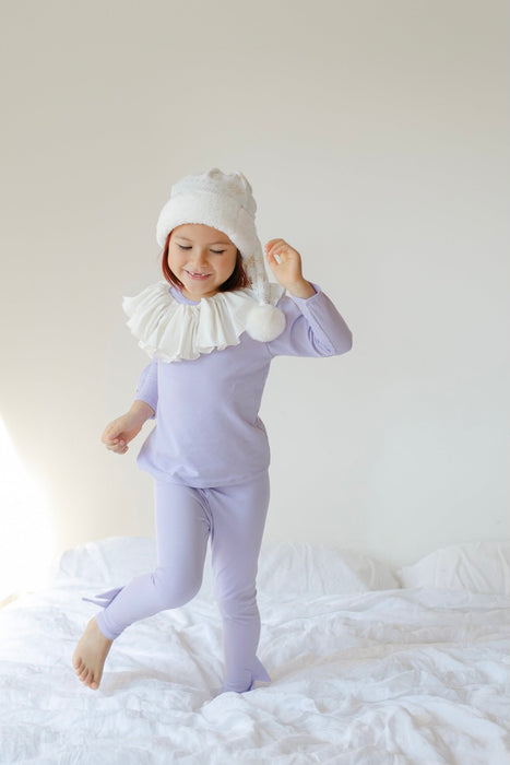 Pastel Purple Holiday Elf Pajama Costume by Band of the Wild