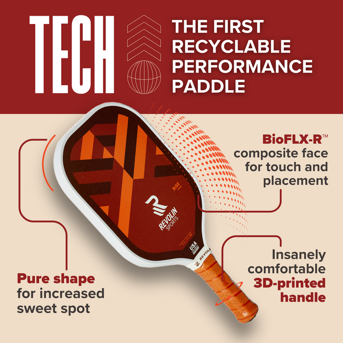 RISE Pickleball Paddle by Revolin Pickleball