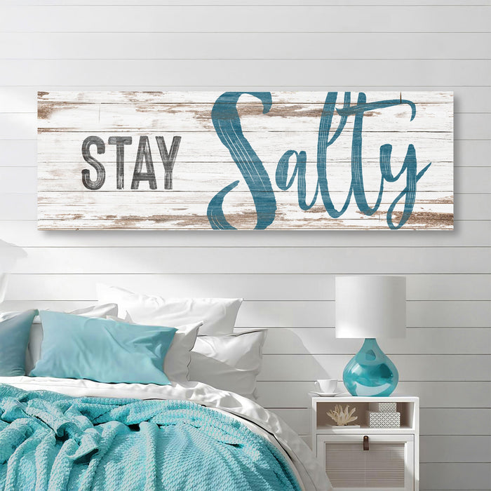 Stay Salty Coastal Sign Viii