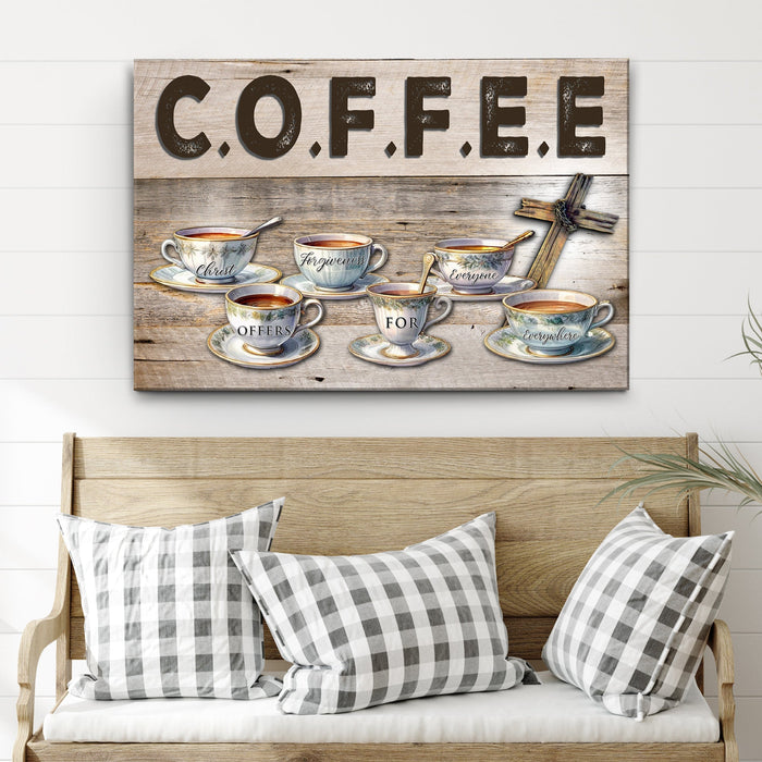 Our Coffee Faith Sign Iii