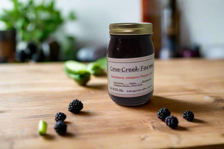 Blackberry Jalapeno Pepper Jam by Cove Creek Farms