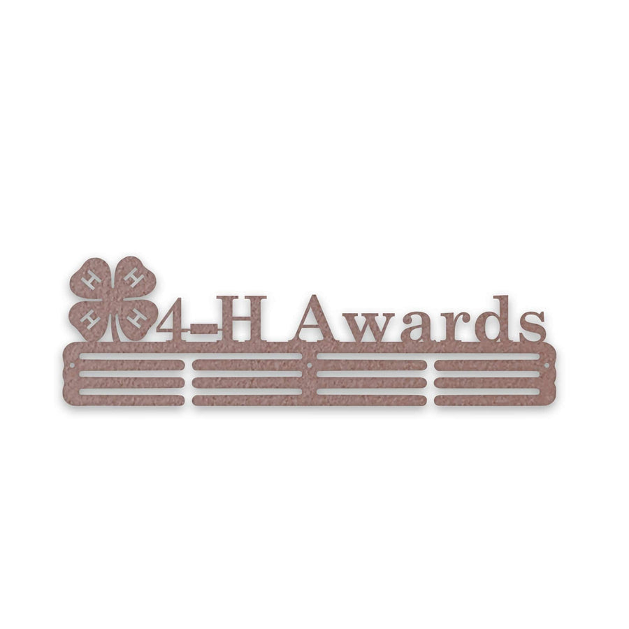 4H Awards Sports Medal Hanger - Personalized Medal Organizer Wall Rack for Athletes