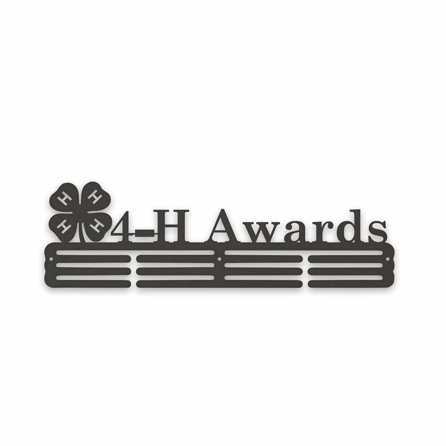 4H Awards Sports Medal Hanger - Personalized Medal Organizer Wall Rack for Athletes