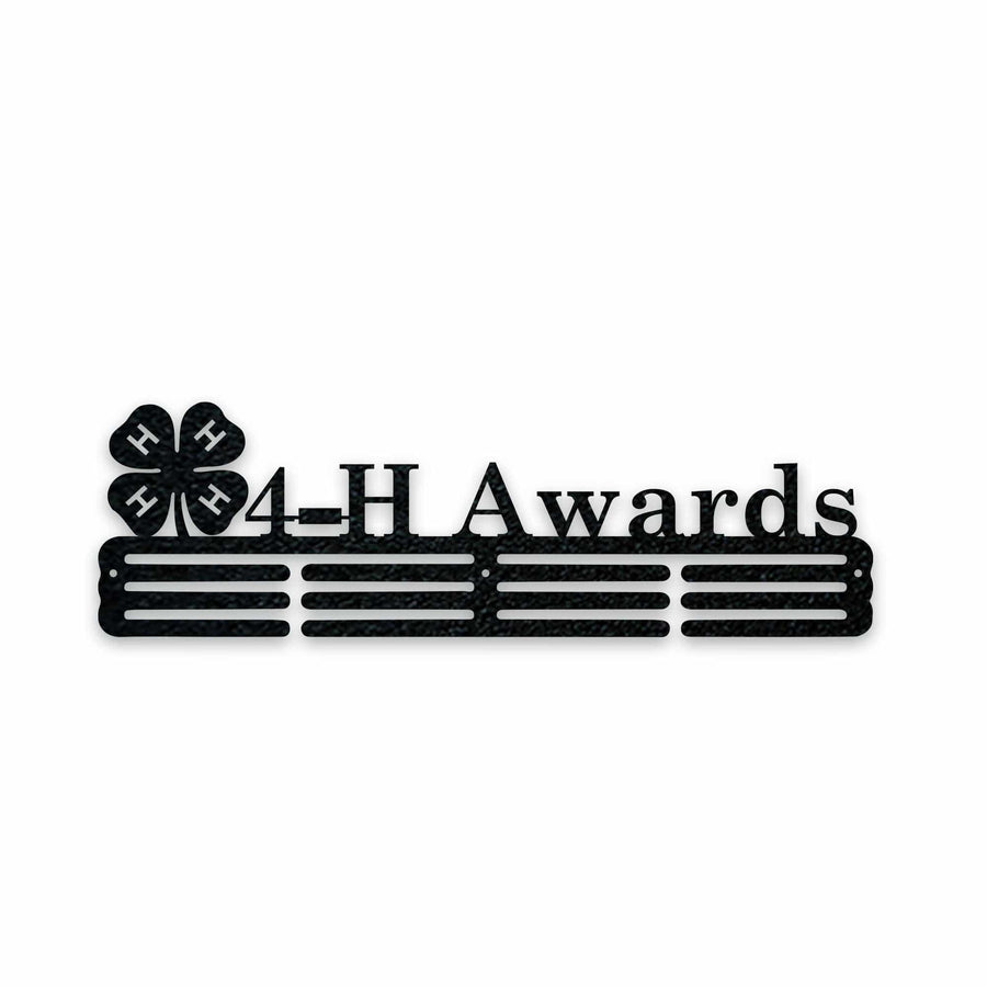 4H Awards Sports Medal Hanger - Personalized Medal Organizer Wall Rack for Athletes