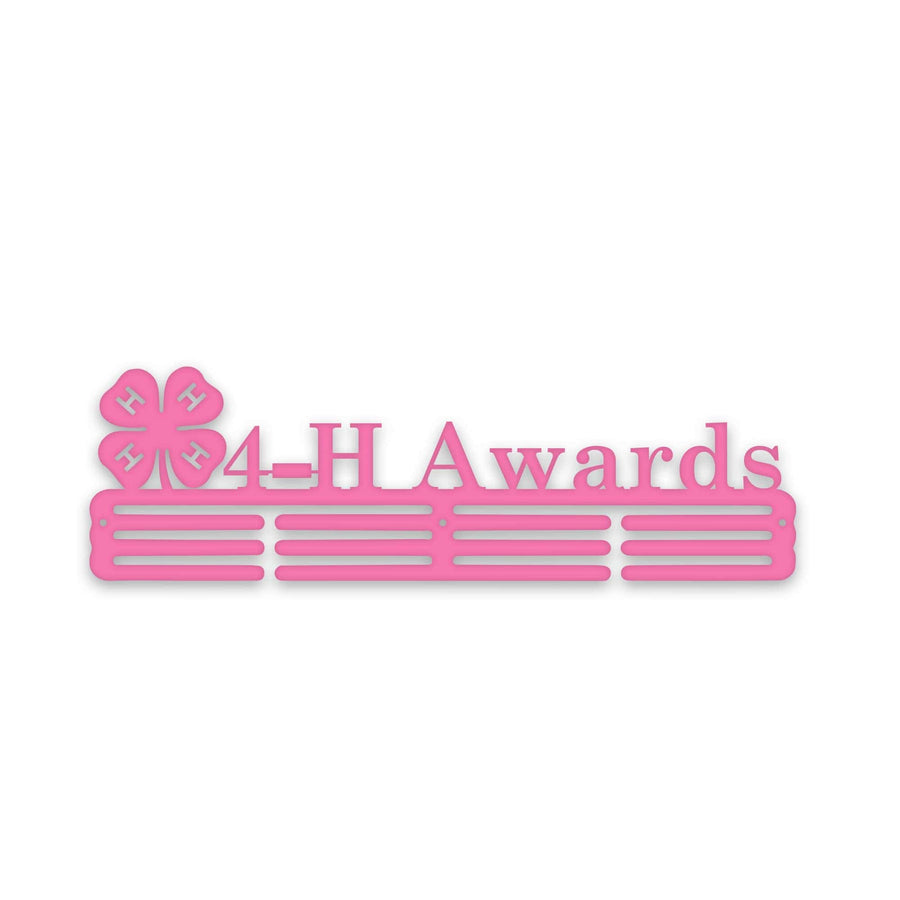 4H Awards Sports Medal Hanger - Personalized Medal Organizer Wall Rack for Athletes