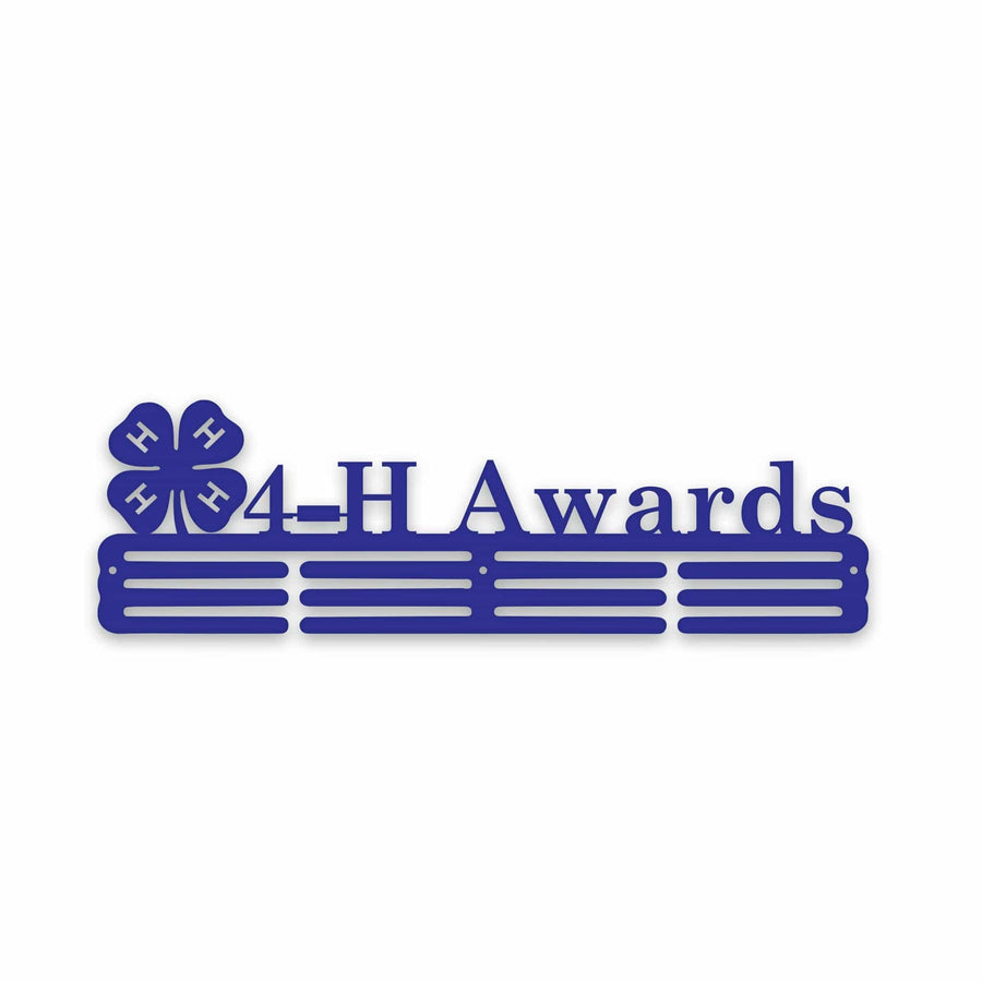 4H Awards Sports Medal Hanger - Personalized Medal Organizer Wall Rack for Athletes