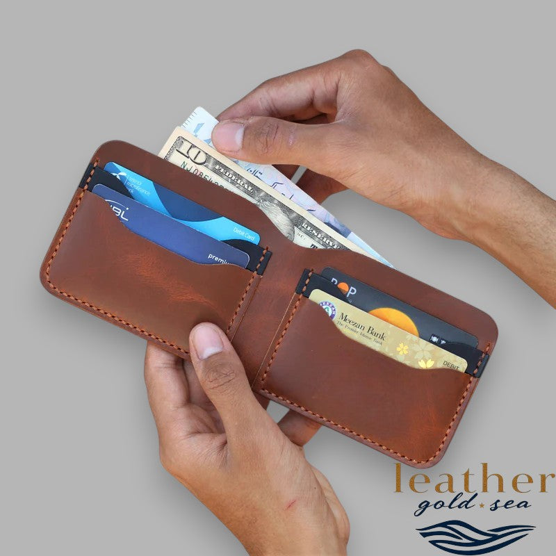 Brown Wallets for Men – Made of Genuine Leather