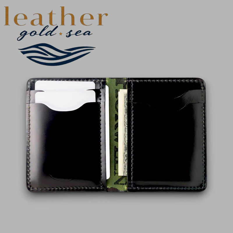 Buffalo Mens Wallet | Black Handmade Genuine Leather