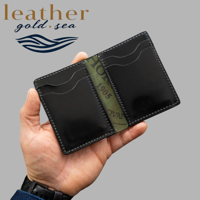 Buffalo Mens Wallet | Black Handmade Genuine Leather