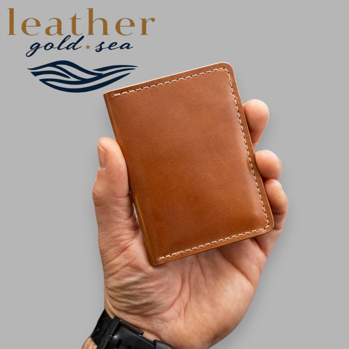 American Leather Wallet – Brown Handmade