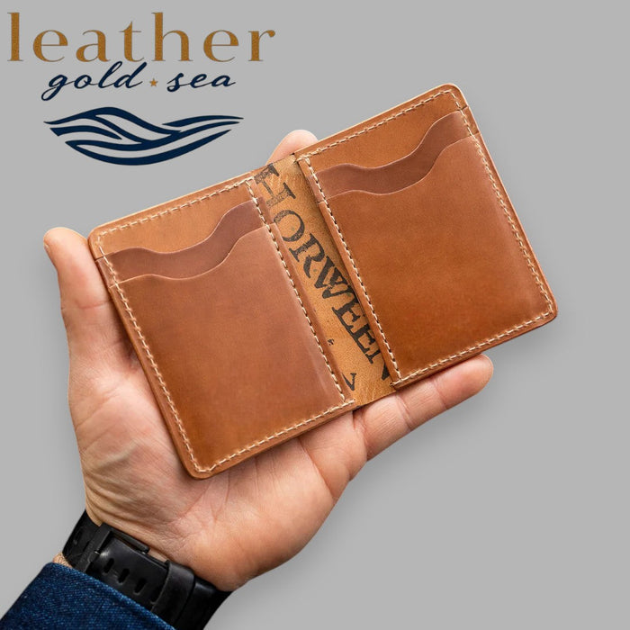 American Leather Wallet – Brown Handmade