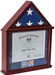 Flag Display Case Shadow Box Frame for 3'X5' Flown Flag (Not for a Casket Draped Flag),Mahogany Finish, Flag Display Case Shadow Box Frame for 3'X5' Flown Flag, The Military Gift Store, American Flag Frames (43)