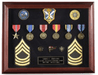 Shadow box Display Frame - 16 x 12” with Cherry Finish, , The Military Gift Store, Shadow Box Frame