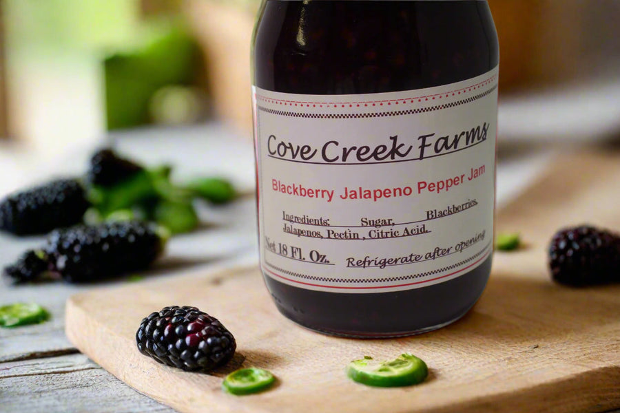 Blackberry Jalapeno Pepper Jam by Cove Creek Farms