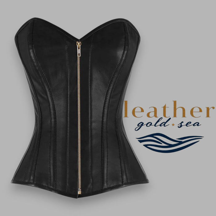 Leather Corset Custom – Handcrafted Black Perfection