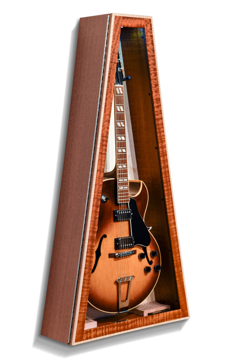 Climacase Triangle Humidor Sapelle With Natural Flamed Maple Back