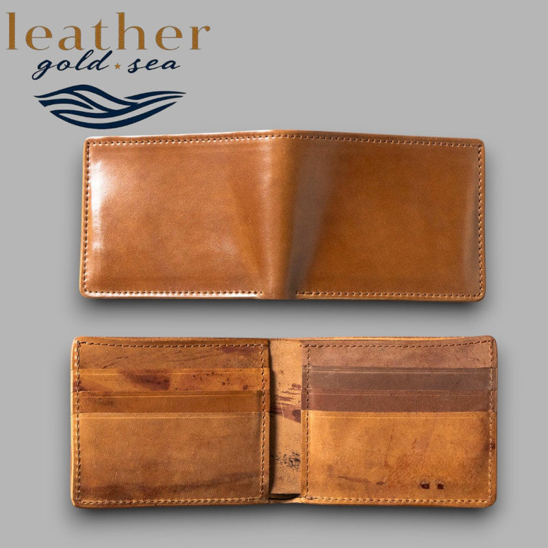 Cowhide Wallet Mens – Brown Leather Style