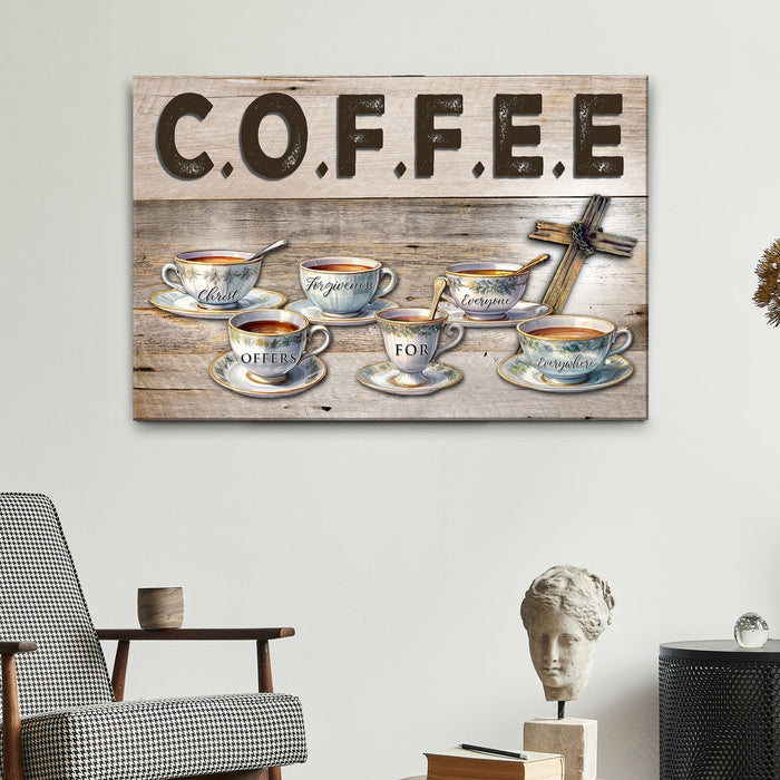 Our Coffee Faith Sign Iii