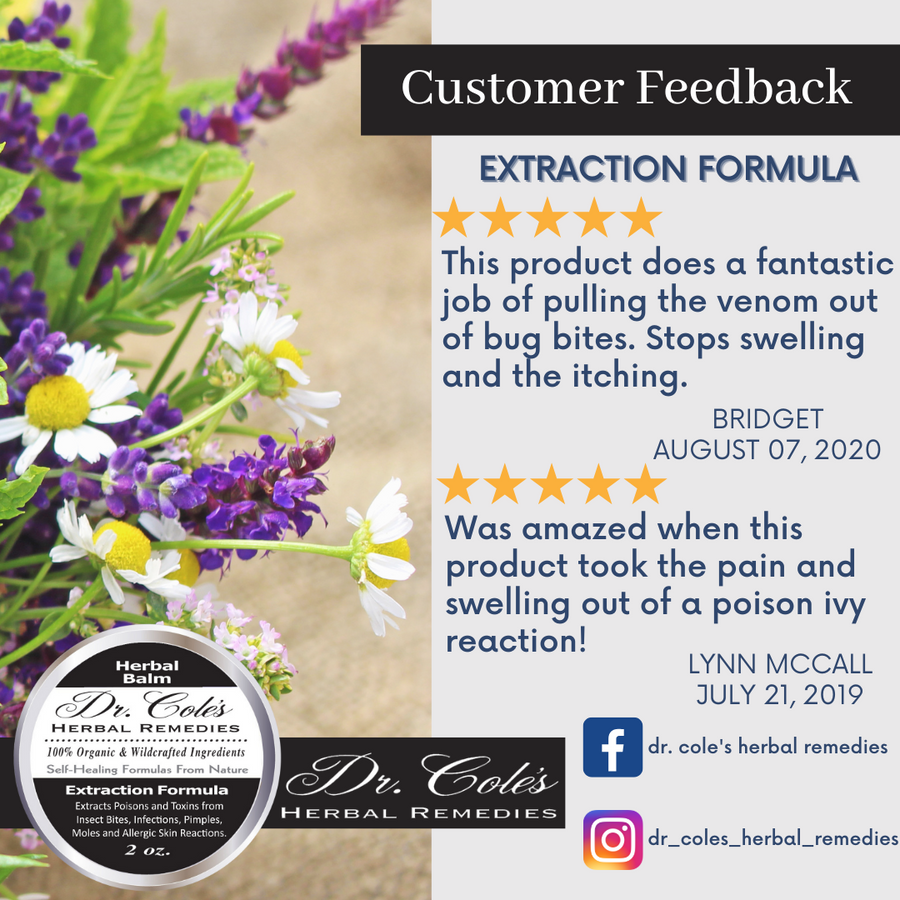 14 - Dr. Cole's Organic Extraction Herbal Balm