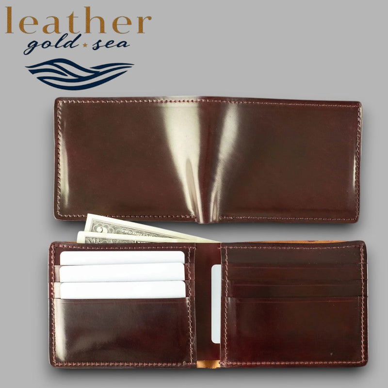 Cowhide Leather Wallet | Dark Brown