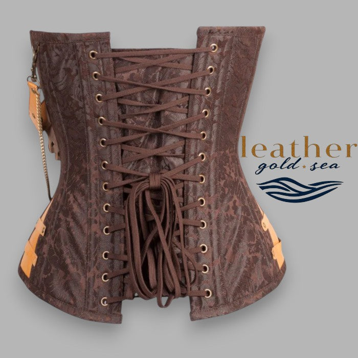 Handmade Leather Chained Corset