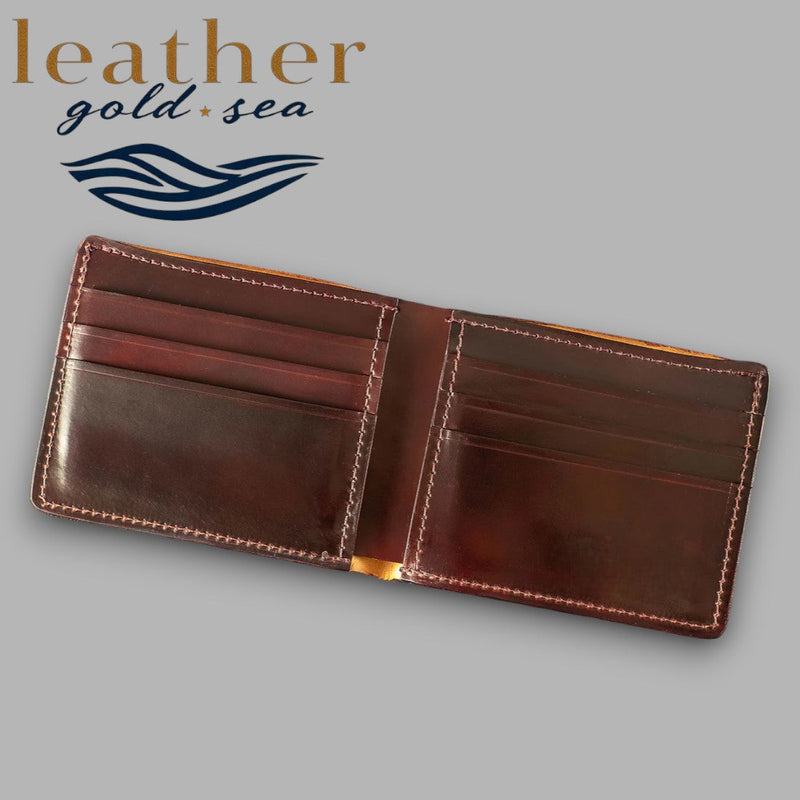 Cowhide Leather Wallet | Dark Brown