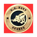 SeaBee Wall Tribute, Seabee Wood Wall Tribute, Seabee emblem - 9".