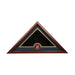 US Flag Display Case with Marine Corps Medallion., , The Military Gift Store, Triangle flag display