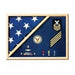 Air Force Blue - Wood Flag Display Case - Fit 5' x 9.5' Casket Flag., , The Military Gift Store, Flag Display cases (71)