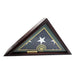 Flags Connections - 5x9 Burial/Funeral/Veteran Flag Elegant Display Case, Solid Wood, Cherry Finish, Flat Base (5x9, Army)., 5x9 Burial/Funeral/Veteran Flag Elegant Display Case, Solid Wood., The Military Gift Store, Flag Display cases