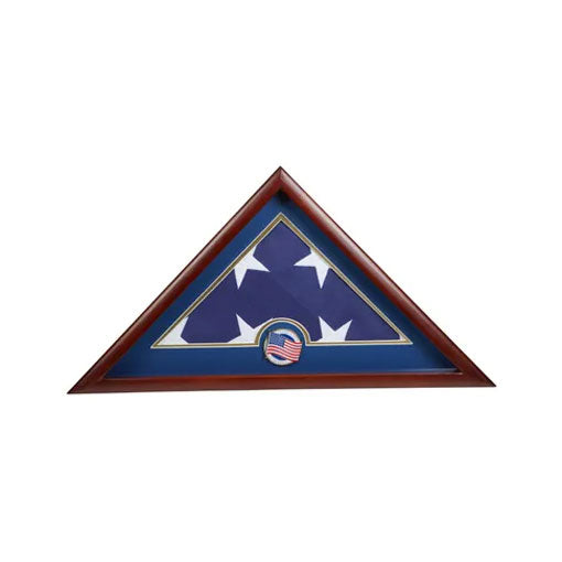 Medallion Flag Display Case, Memorial Flag Display case with US Flag., , The Military Gift Store, Medallion Flag Display Case