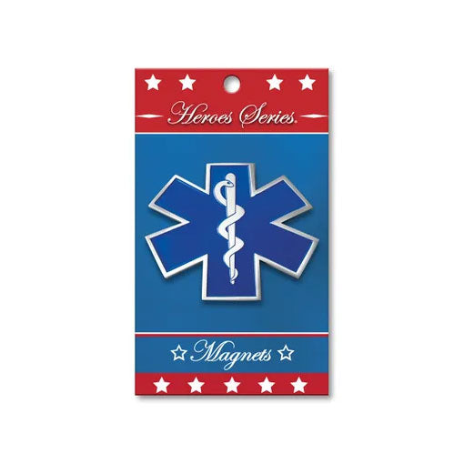 Flags Connections - Heroes Series EMS Medallion Large Magnet - 3.75 Inches., Heroes Series EMS Medallion Large Magnet - 3.75 Inches., The Military Gift Store, Medallion Large Magnet